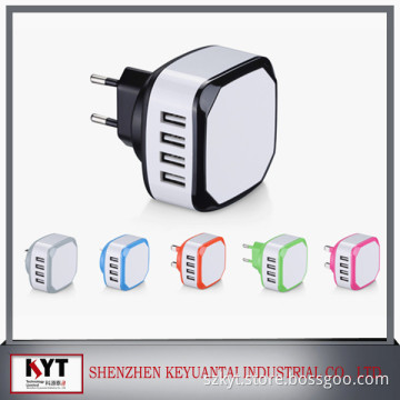 interchangeable adapter 22.5w 5V/4.5A 4-port usb adapter universal plug adapter for mobile phone CE,Rohs,Fcc,SAA,KC